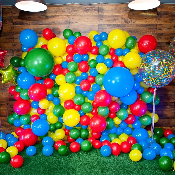 RUBFAC 87pcs Dark Green Balloons Different Sizes 18 12 10 5 Inch - Image 6