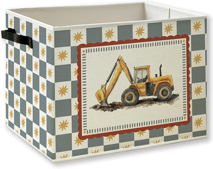 Excavator Truck Boy Nursery Storage Basket by KSDUT