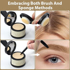 2 Pack Hairline Powder for Women and Men, Used to Root Touch Up Hair Color, Thinning and Gray Hair Coverage and Bald Spots Coverage, Matte Light Blonde