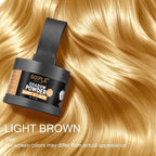 Root Cover Up Powder Hairline Powder for Women Root Touch Up Hair Color for Bald Spots, Eyebrows, Beard Line, Light-Blonde Hair Fibers for Thinning Hair Shadow Cover Up 2 Pack (Light Warm Brown)