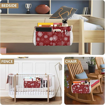 Bedside Caddy Hanging Bunk Bed Caddy Bed Organizer Hanging Pocket - Image 8