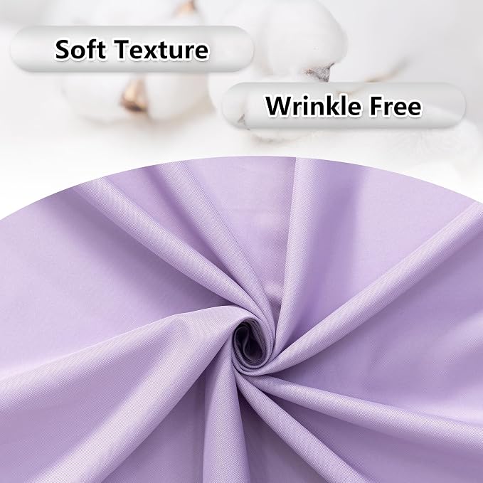 Lavender Backdrop Curtain for Parties Wedding Light Purple Background Curtains - Image 7