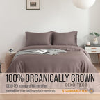 Bella Coterie | Luxury Bamboo Viscose Queen Size Pillowcase Set | 100% Organically Grown | Ultra Soft | Cooling | 2 Pcs [Mocha]
