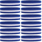 ONUPGO Sweatband Headbands for Men & Women -12PCS Sports Headbands Moisture Wicking Athletic Cotton Terry Cloth Headband for Tennis,Basketball,Football,Gym,Working Out