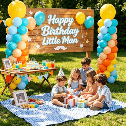 Here Comes the Son Balloon Column Stand Kit Set of 2 - Image 8
