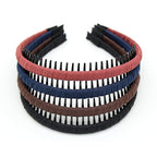 teeth comb headbands for women with hair hairbands fashion hair accessories Non-slip head bands ladies (4 color)