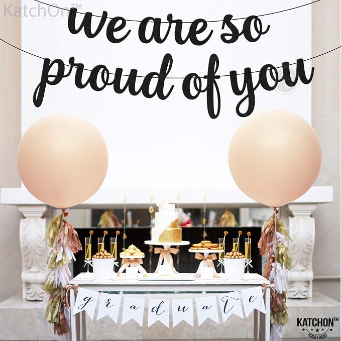 KatchOn Felt We are So Proud of You Banner 8 Feet | No DIY, Congratulations - Image 8