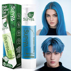 Temporary Hair Color Gel,Blue Hair Dye Color Gel Washable Natural Instant Hair Color Wax for DIY Hairstyle for Kids Men Women(Color #10)