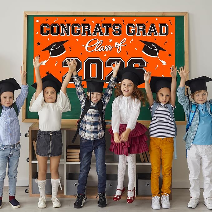 2026 Graduation Party Plastic Backdrop - Image 5