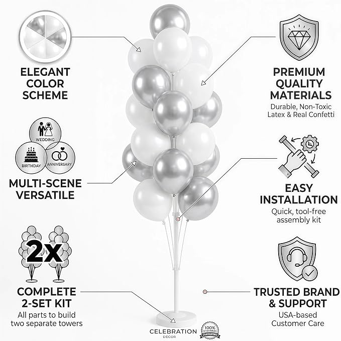 Balloon Column Kit Set of 2 - Image 3
