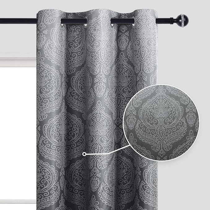DWCN Ombre Blackout Curtains for Bedroom - Image 2