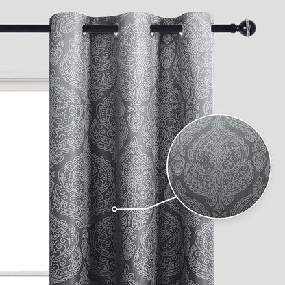 DWCN Black Ombre Short Curtains - Image 2