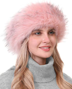 sy soul young Faux Fur Headband with Elastic for Women's Winter Earwarmer Earmuff
