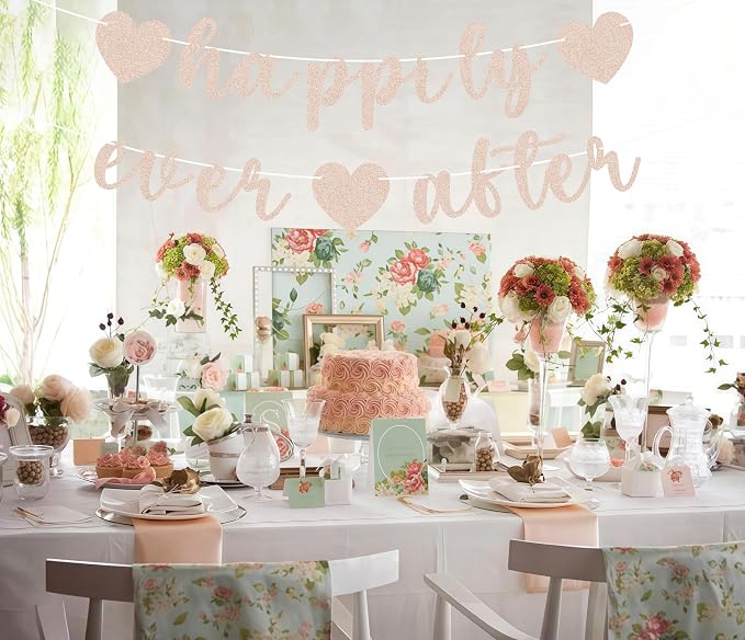 Pre-Strung Happily Ever After Banner - Image 2