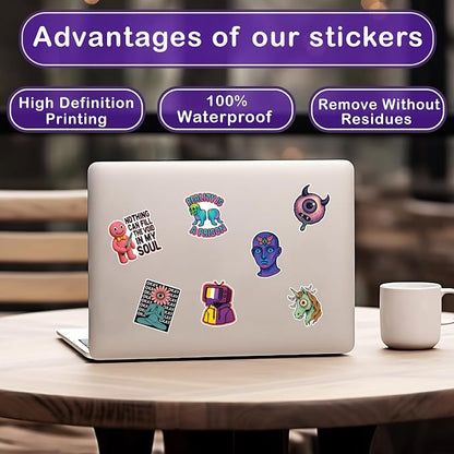 50 Pcs Weird Core Stickers Weird Sticker - Image 3
