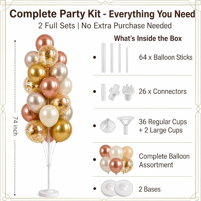 Balloon Column Kit Set of 2 - Image 2