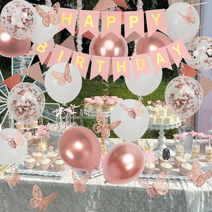 Rose Gold Birthday Decoration - Image 6