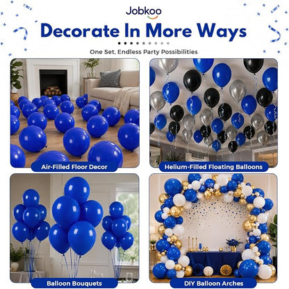 Jobkoo Blue Balloons 12 Inch - Image 4
