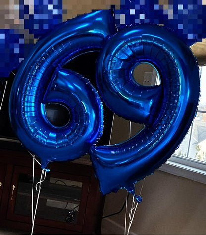 Night Blue Number 9 Balloon 40 inch, 9th Birthday Party Balloons Decorations | - Image 5