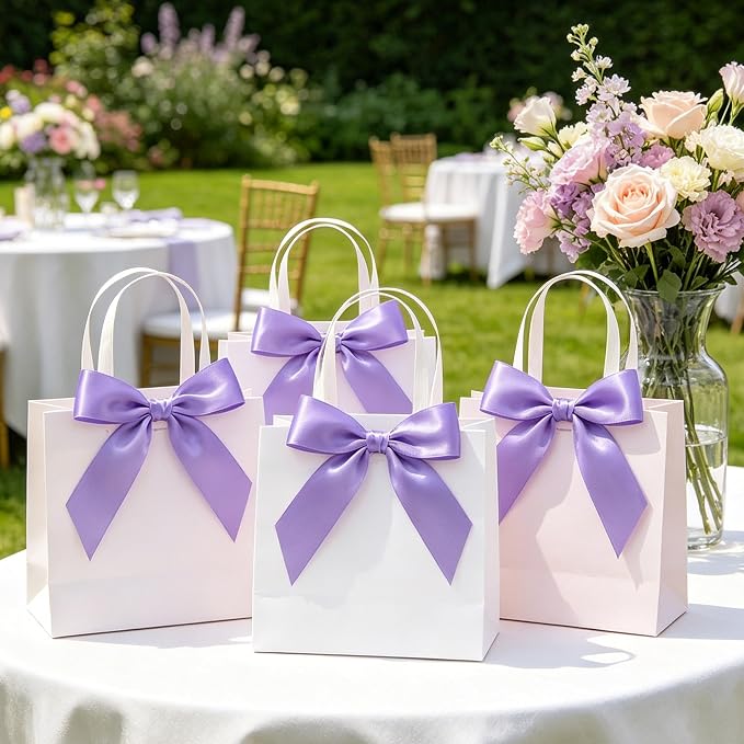 1In 30Yards Violet Satin Ribbon - Image 6