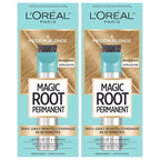 L’Oréal Paris Magic Root Permanent Hair Color, 10 Minute Hair Dye Kit to Rescue Roots with 100% Gray Hair Coverage, 8 Medium Blonde, 2 Pack (Packaging May Vary)