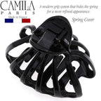 Camila Paris CP3050 French Octopus Hair Clip, Large Hair Clips for Thick Hair, Big Hair Claw Clip for Long Hair, Durable Girls Hair Clips for Women for Wavy Hair, Strong No-Slip Grip. Made in France