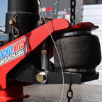 Shocker 30K Gooseneck Surge Air Hitch & Shift Lock Coupler for 2-5/16" Ball, 3.5" Square Blank No Pin