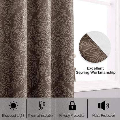 DWCN Ombre Blackout Curtains for Bedroom - Image 7