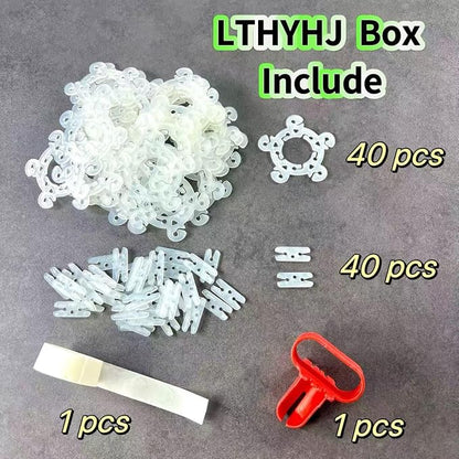 80 Balloon Clips and 100 Dots Glue Points and a Tie, - Image 3
