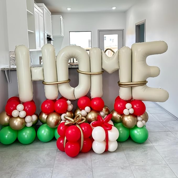 40 Inch Beige HOME Balloon for Housewarming Party Decorations, Large Cream New - Image 8