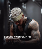 Gymreapers Workout Headbands for Men & Women-Comfortable Sweat Absorbing Band to Keep Hair Back During Running Sports Gym Cycling and Outdoor Activities