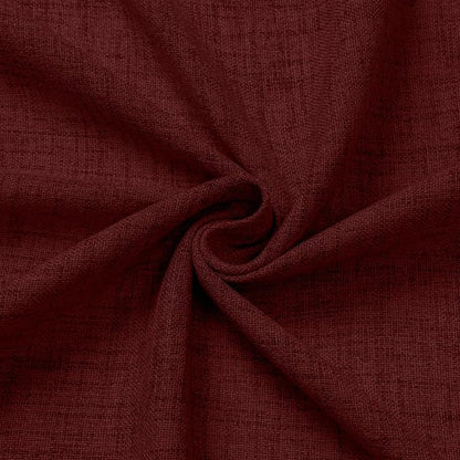 Tollpiz Linen Curtain Bedroom Rod Pocket Semi Sheer Curtains Burlap Light - Image 9