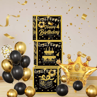 Gold Birthday Party Decorations Kit - Image 3