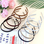 12Pcs Thin Headbands For Women Girls No Headache Pressure Comfortable Headbands for Women Non Slip Fabric Skinny Narrow Hairbands Head Bands for Women's Hair Accessories