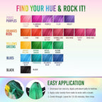 Punky Apple Green Semi Permanent Hair Color - Vegan & Cruelty-Free Conditioning Hair Dye, Lasts Up to 35 Washes, 3.5 fl oz
