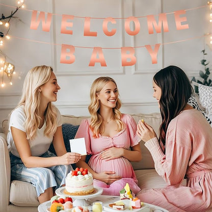 DIY Banner Kit with Letters Bright Rose Gold Customizable Birthday Banners - Image 5