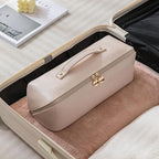 Travel Case Compatible with Dyson Airwrap Styler, Portable Supersonic Hair Dryer Travel Storage Bag, Waterproof Carrying Case Organizer for Shark Flexstyle and Attachments (White)