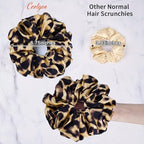 XL Big Silk Scrunchies for Women CEELGON Extra Large Scrunchie Satin Oversized Silk Thick Elastic Fluffy Hair Ties Jumbo Gigantic Soft Chiffon Cute Scrunchy Hair Scrunchies 6 Pack