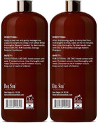 DEL SUR Hair Repair Shampoo and Conditioner Set | 16 fl oz Each | with Camellia Japonica, Amino Acids, Biotin & Argan Oil | Moisturizing Strength & Damage Repair for Dry, Damaged Hair
