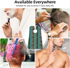 Strong Suction Cup Beard Grooming Bib, Non-Stick Hair Catcher, Waterproof, for Shaving, Tribal Navajo Aztec Geometric Ethnic Pattern