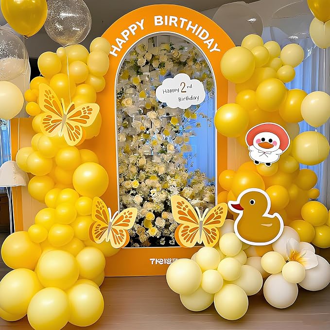 Yellow Balloons 100 Pack 12 inch Extra Thick Latex Party Balloons | Balloons - Image 6