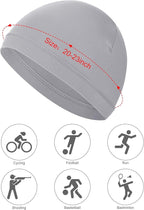 SATINIOR 6 Pcs Cooling Skull Cap Helmet Liner Sweat Wicking Cap Hard Hat Liner Bandana for Men Women Sports Cycling Running