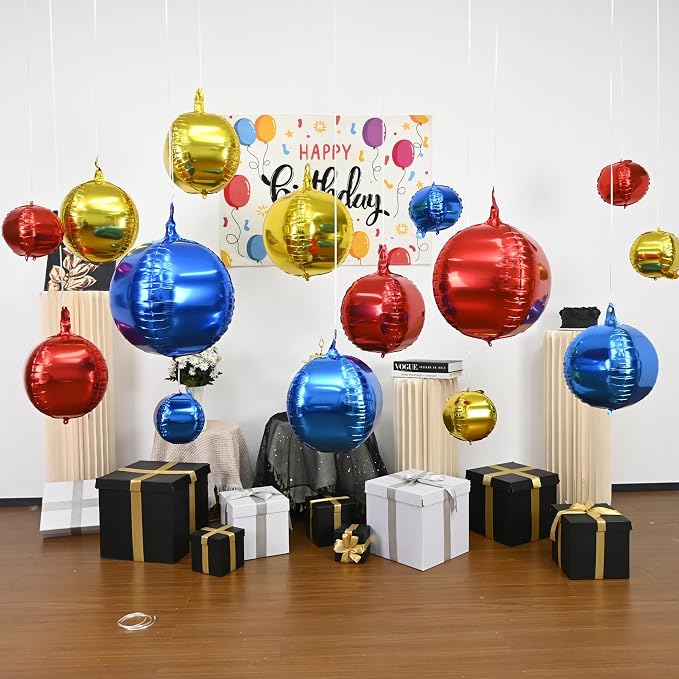 Red Blue Yellow Balloons - Image 6
