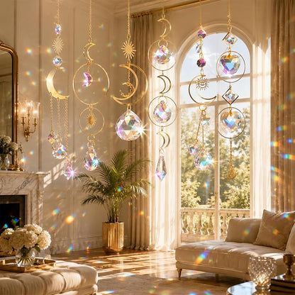 ilclviz Suncatcher Crystal Hanging Sun Catcher | Sun Catcher Prism - Image 2