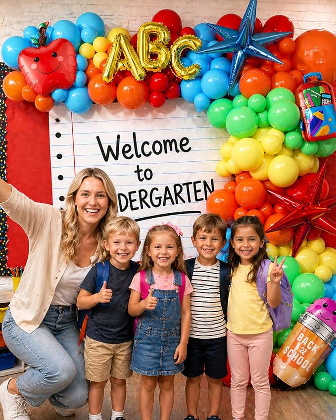 Back to School Balloon Arch Kit, Preschool Graduation Decorations & First Day - Image 3