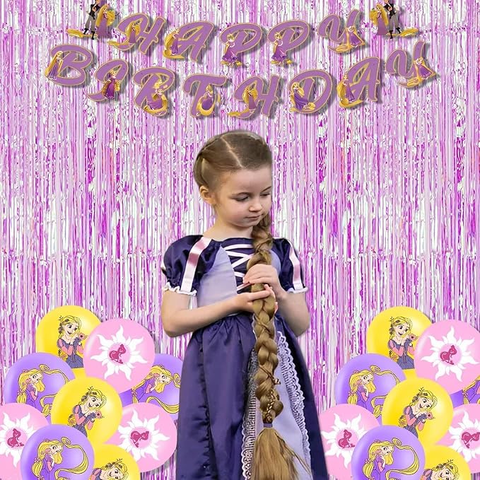 BRAVESHINE Iridescent Purple Foil Curtain | Holographic Fringe Backdrop | 2 - Image 7