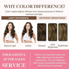 GOO GOO Clip in Hair Extensions Real Human Hair, Remy Human Hair Extensions Clip ins for Women, Natural Human Hair, 24inch 160g 7Pcs, 2C/4E/6C Brown Sugar Swirl Highlights