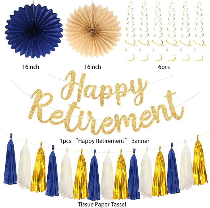 Roetyce Retirement Party Decorations Women Men - Image 7