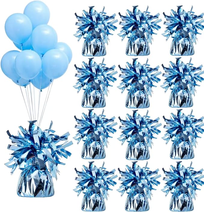 balloon weights are perfect for parties, weddings. Each pack includes 12PCS by Unknown