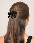 8PCS Hair Clips for Women, Flower Claw Clips for Thick Hair, Non-Slip Hair Accessories with Multi-Styles, Black Color Hair Claw Clips and Variety Pack, Ideal for Girls